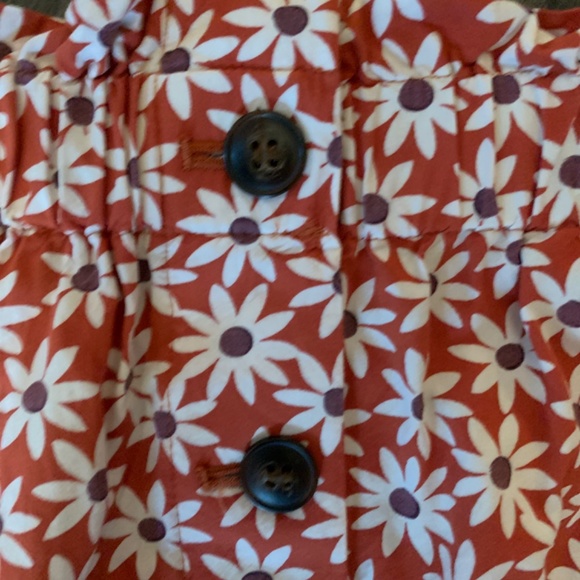 Madewell paper bag button front mini‎ -falling daisies. Worn twice. Retail 69.50 - Picture 8 of 8